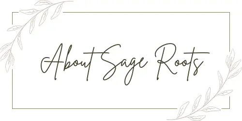 "About Sage Roots" banner that will have a link to click to that page.